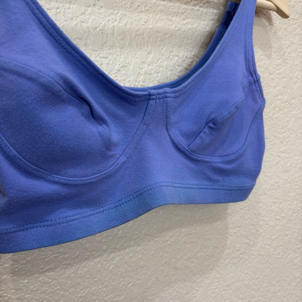 Jacques Moret Vintage Bustier Cropped Tank Top size Medium - Periwinkle Y2K 90’s - Picture 2 of 4
